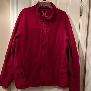 Mens XXL LL Bean Polartec Fleece Jacket Freshly laundered, Used